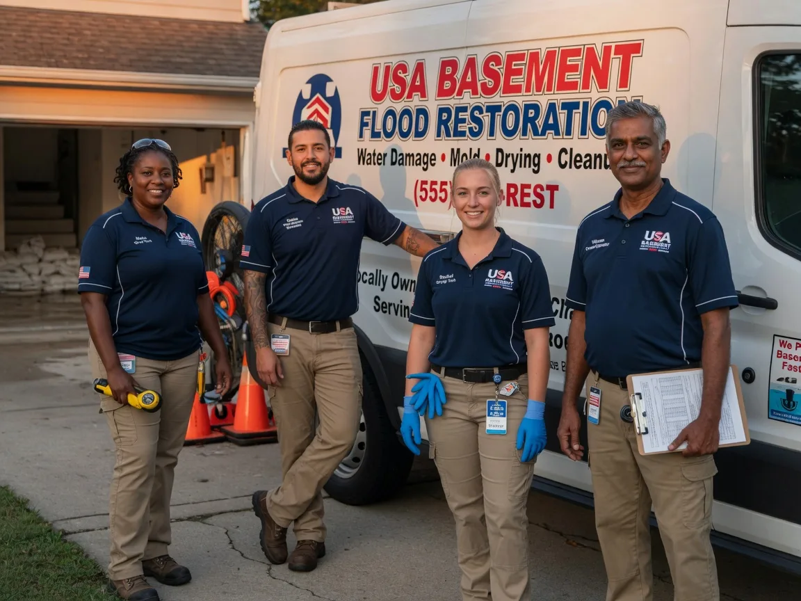 Basement Flood Cleanup company in Caspian, MI