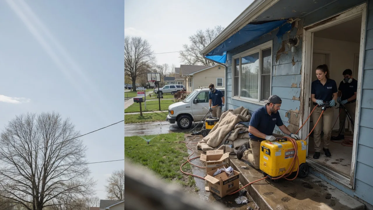 Basement Flood Cleanup in Caspian, MI near me